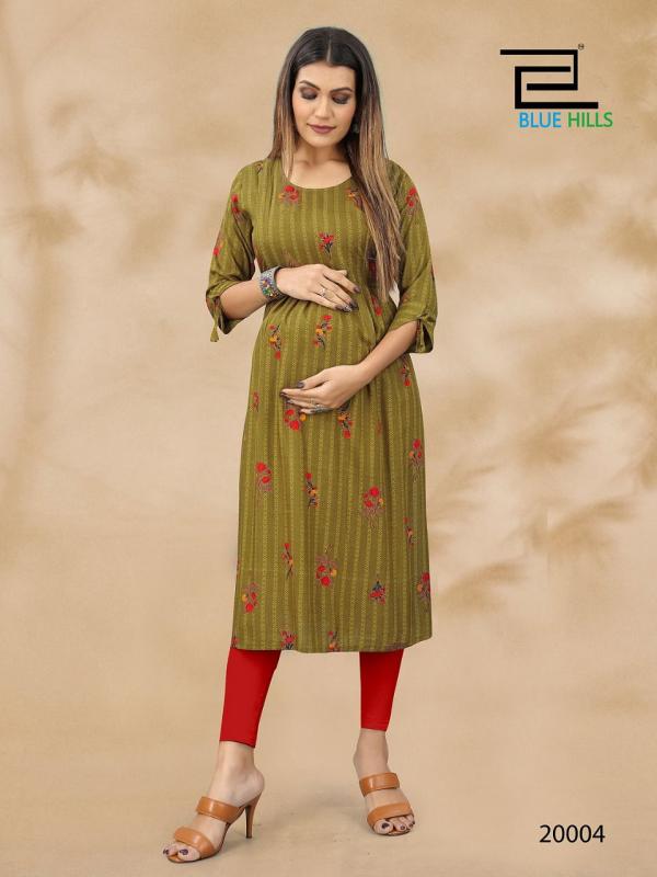 Blue Hills Good News 20 Feeding Rayon Kurti Collection